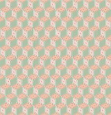 Retro pattern of geometric shapes N8