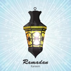 Beauty Background for Muslim Community Festival Vector Illustrat