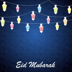 Background for Muslim Community Festival Vector Illustration N51