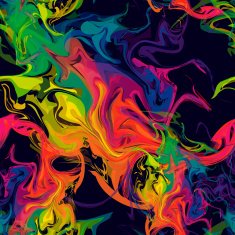 Seamless Background Colorful Stains of Paint
