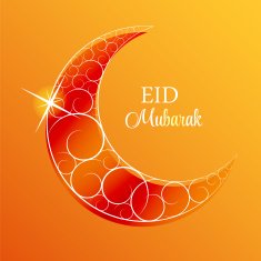 Moon Background for Muslim Community Festival Vector Illustration N3