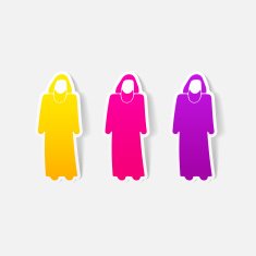 realistic design element muslim N37