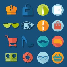 Set of Fashion Icons N41