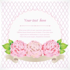 Elegant pink roses N6