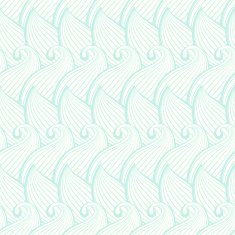 Vector seamless hand-drawn pattern with leaf