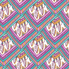 Ethno romb pattern N2