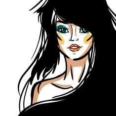 Sexy fashion girl N16