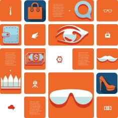 fashion flat infographic N55
