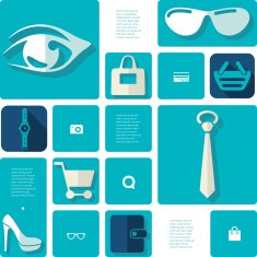 fashion flat infographic N56