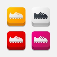 square button sneakers N3