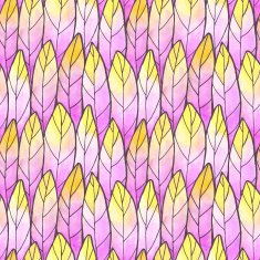 Seamless Background Feather Pattern