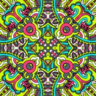 Abstract seamless kaleidoscopic vector background