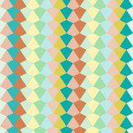 Stripes pattern of abstract triangle