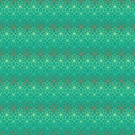 Seamless pattern with flowers contour