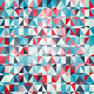 Seamless abstract pattern with triangles