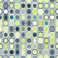 Seamless pattern of circles in hexagons