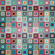 Geometric pattern of squares