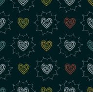 Seamless Velentine Pattern N2