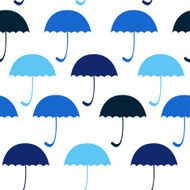 Colour umbrella on the black background Vector