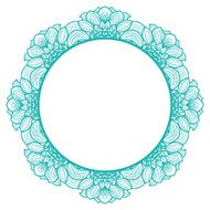 floral frame N32