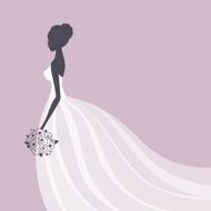 Vector Beautiful Bride