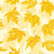 Autumn Leaves Seamless Pattern - Illustration N2