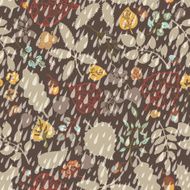 Autumn seamless pattern Rain leaves branches N2