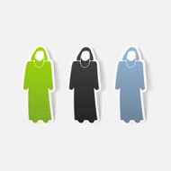 realistic design element muslim N45