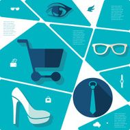 fashion flat infographic N61