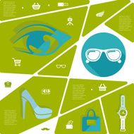 fashion flat infographic N62