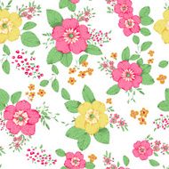 Shabby chic rose background