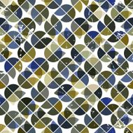 Seamless aged tiles abstract background vector background