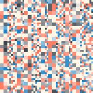 Seamless pixel pattern in pastel colors