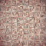 Pattern of geometric shapes with blocks
