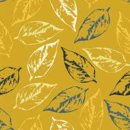 Pattern with autumn leaves