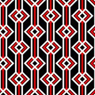 Abstract background with lines and squares Seamless vector pattern