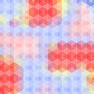 Vector pattern of geometric shapes background Colorful mosaic banner N16