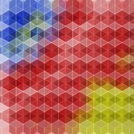 Vector pattern of geometric shapes background Colorful mosaic banner N23