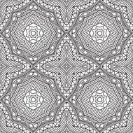 ethnic seamless pattern ornament print design N132