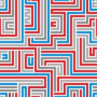 Maze seamless pattern