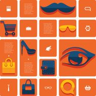 fashion flat infographic N65