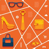 fashion flat infographic N68