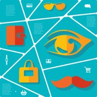 fashion flat infographic N69