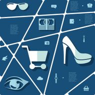 fashion flat infographic N71