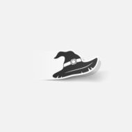 realistic design element witch hat N28