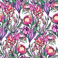 artwork vector flower pattern N2