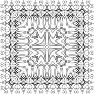 Abstract seamless outline pattern N21