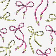 Bows seamless pattern