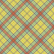 Plaid fabric Colorful tartan Checkered vector background Abstract Seamless pattern