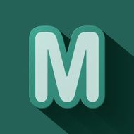 Volume icons alphabet M N3